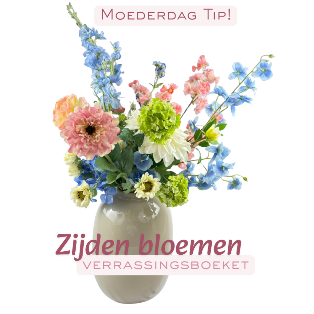 Moederdag Cadeau tip | Verrassingsboeket Zijden Bloemen