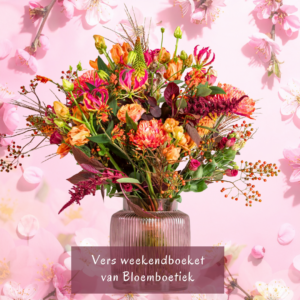 Vers herfst weekendboeket van Bloemboetiek Schijndel