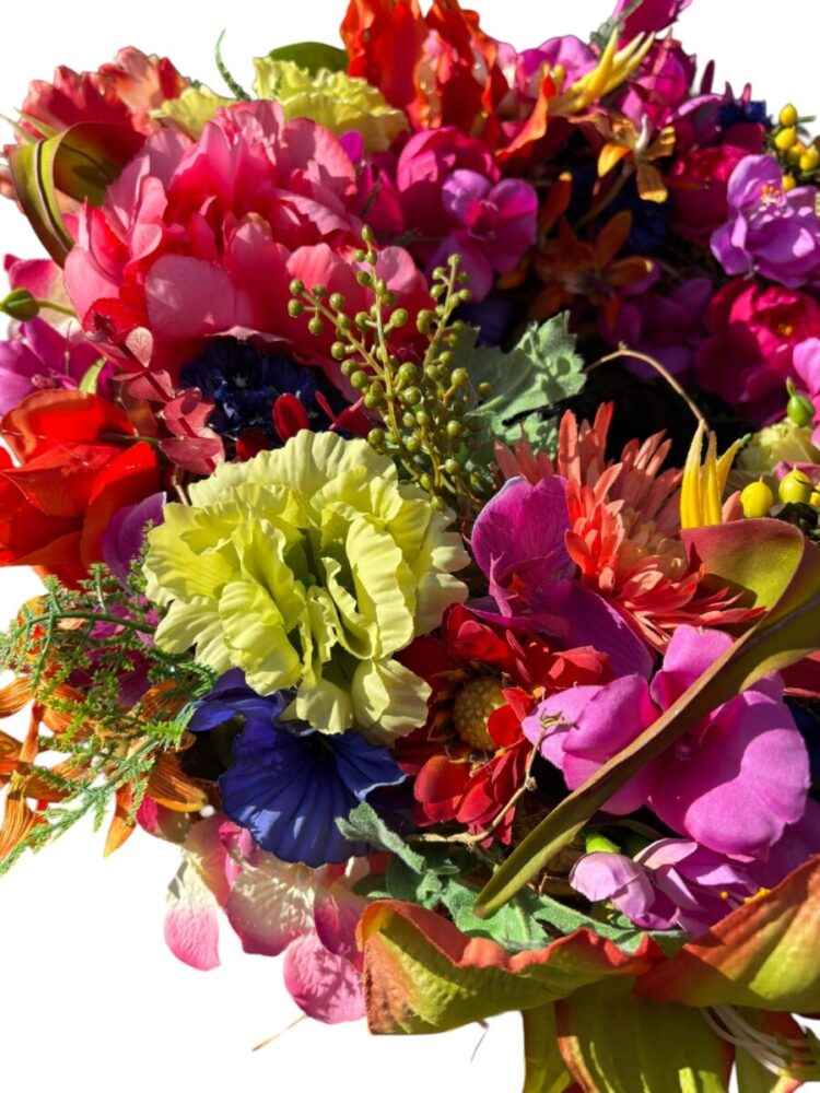 Zijden krans Happiness - Afbeelding 5