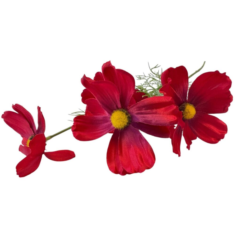 Zijden Cosmea Rood | 78 cm - Afbeelding 3