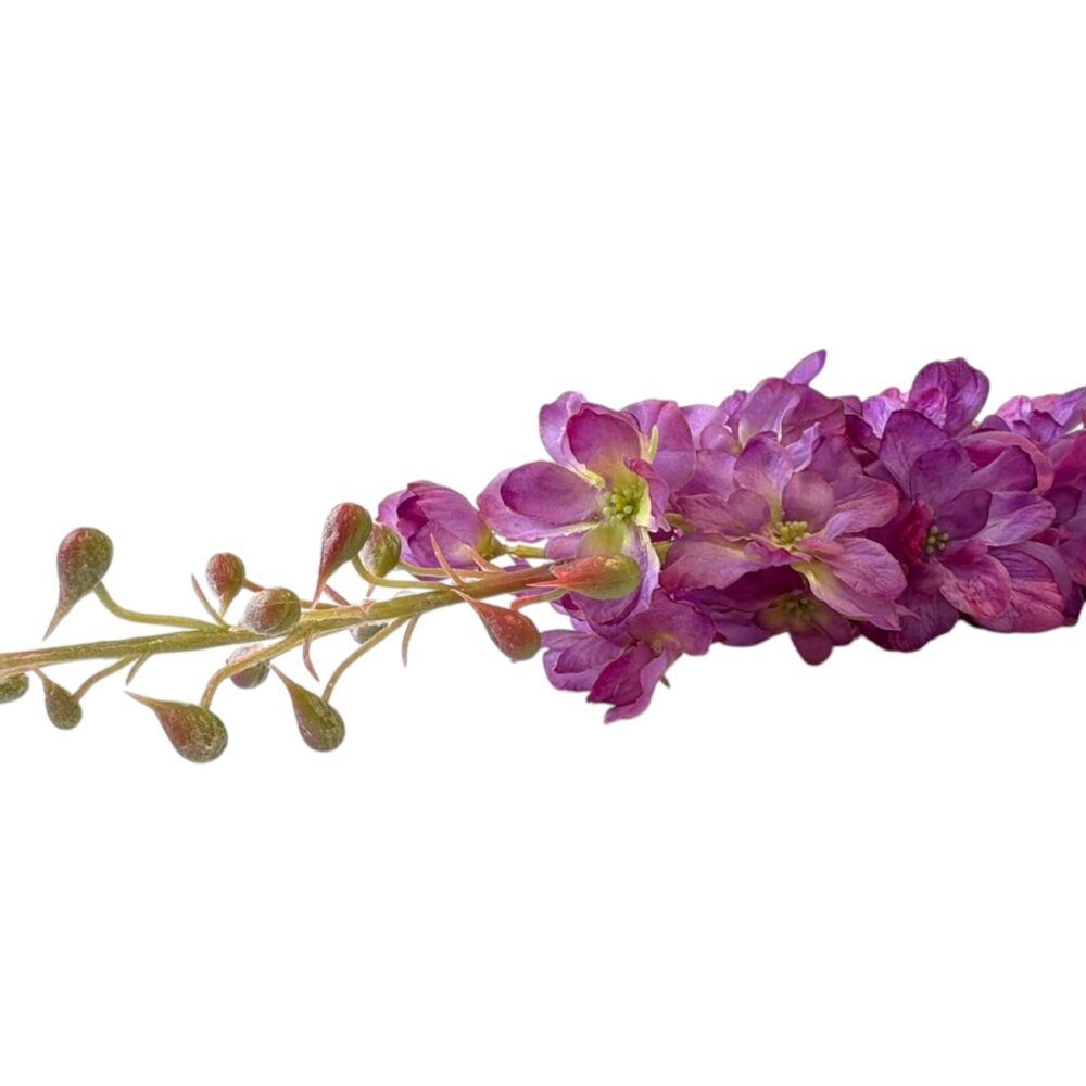 Zijden Delphinium Donkerpaars | 94 cm - Afbeelding 2