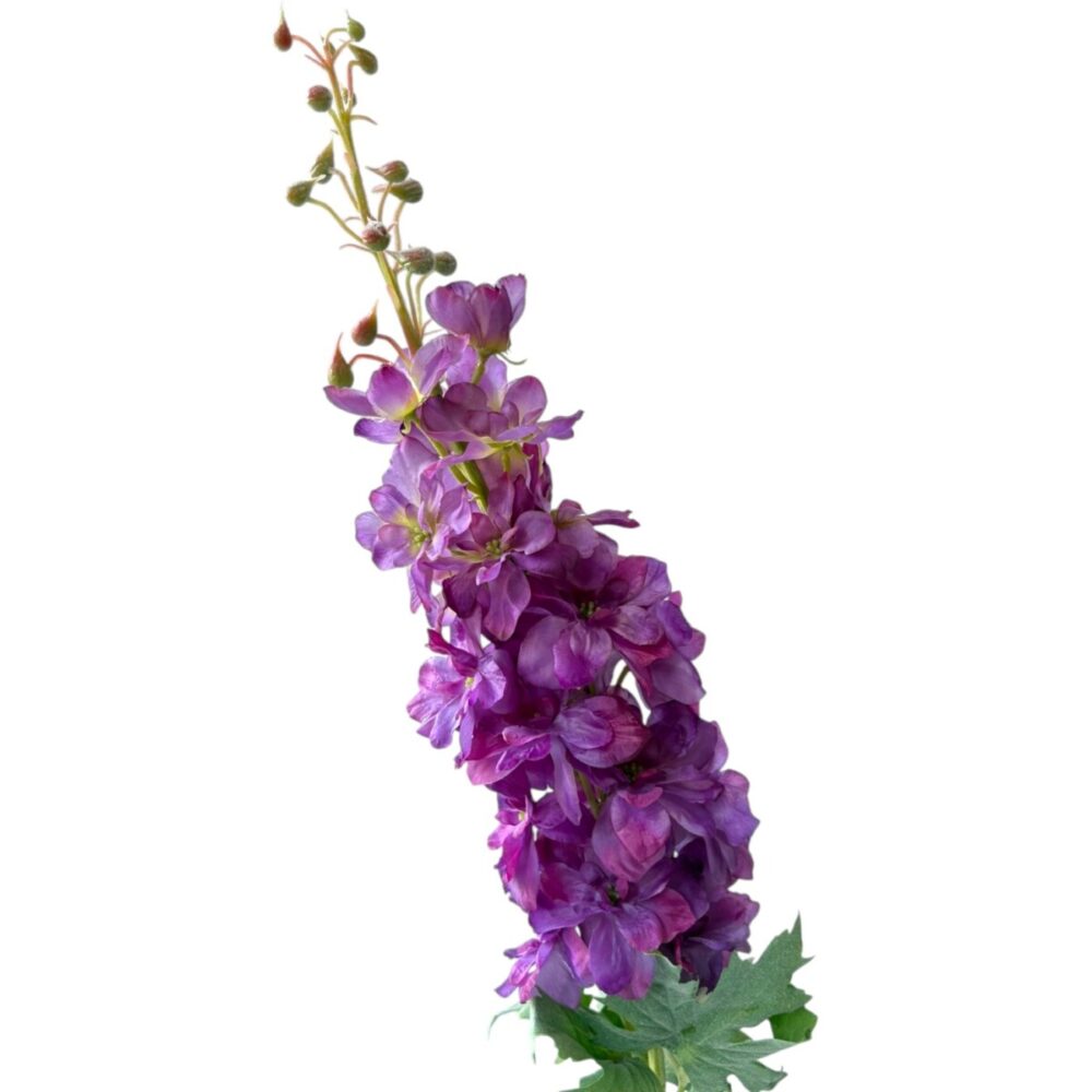 Zijden Delphinium Donkerpaars | 94 cm - Afbeelding 4