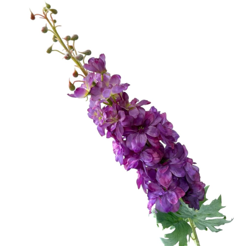 Zijden Delphinium Donkerpaars | 94 cm - Afbeelding 3