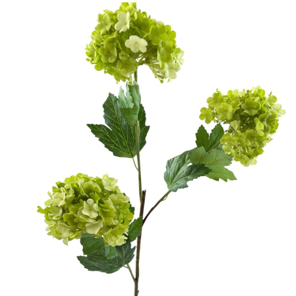 Zijden Sneeuwbal Groen | 90 cm - Afbeelding 2