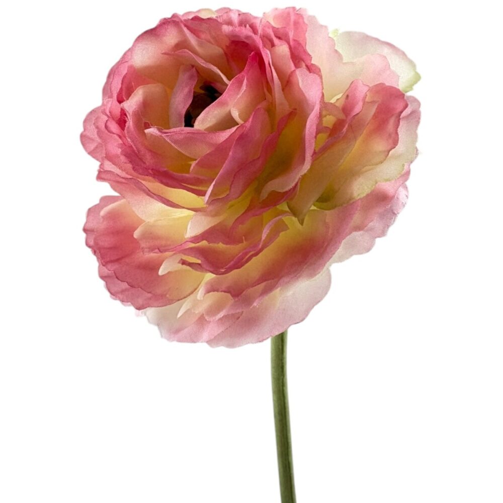 Zijden Ranonkel Roze | 66 cm - Afbeelding 4