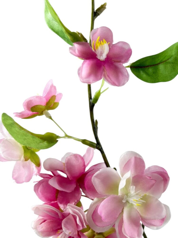 Zijden Perenbloesem Donkerroze | 114 cm - Afbeelding 7