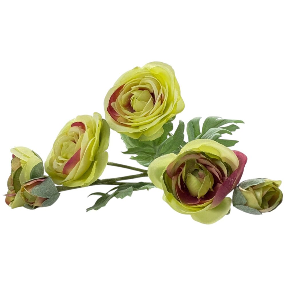 Zijden Ranonkel Crème | 66 cm - Afbeelding 3
