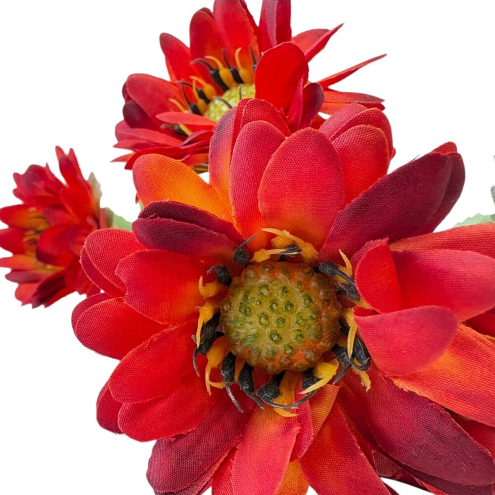Zijden Chrysant Rood | 73 cm - Afbeelding 7