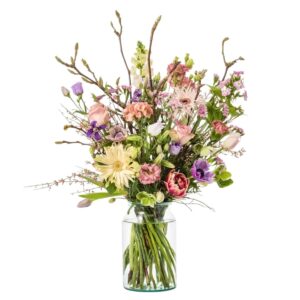 Plukboeket Pink Blossom-Made by Bloemboetiek Schijndel