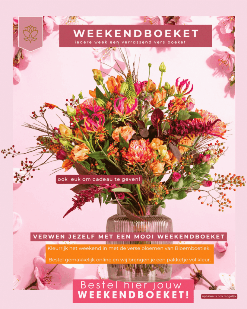 Vers herfst weekendboeket van Bloemboetiek Schijndel